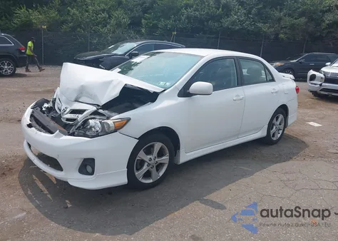 2012 Toyota Corolla S z USA, uszkodzony, nr VIN 2T1BU4EE8CC759790